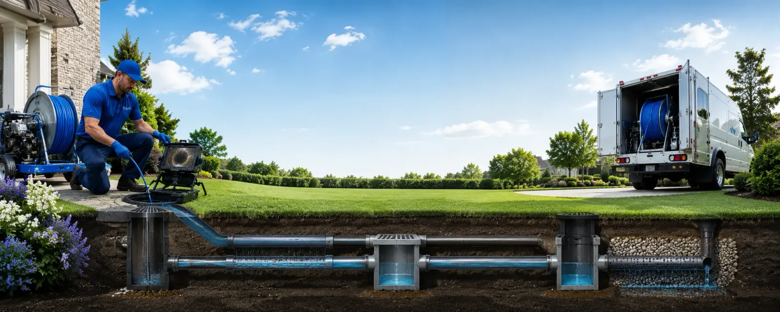 Outdoor drain cleaning information for Branchville, SC